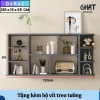 Kệ sách gỗ treo tường cánh mở - Giá sách gắn tường bo góc hiện đại, chỉ 319.000₫ 6