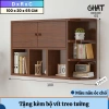 Kệ sách gỗ treo tường cánh mở - Giá sách gắn tường bo góc hiện đại, chỉ 319.000₫ 7