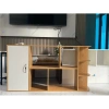 Kệ sách gỗ treo tường cánh mở - Giá sách gắn tường bo góc hiện đại, chỉ 319.000₫ 8