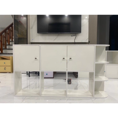 Kệ sách gỗ treo tường cánh mở - Giá sách gắn tường bo góc hiện đại, chỉ 319.000₫ 9 Kệ sách gỗ treo tường cánh mở - Giá sách gắn tường bo góc hiện đại, chỉ 319.000₫ 9