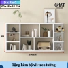 Kệ sách gỗ treo tường cánh mở - Giá sách gắn tường bo góc hiện đại, chỉ 319.000₫ 10