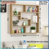 Kệ sách treo tường đa năng nhiều ngăn, giá sách gỗ trang trí phòng ngủ - phòng khách - chỉ 189.000₫ 6