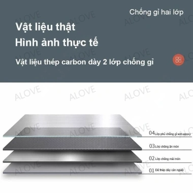 Kệ sắt đa năng ALOVE - Lưu trữ nhà bếp & phòng khách, chịu tải lớn, chống gỉ, giá 219.000₫ 4 Kệ sắt đa năng ALOVE - Lưu trữ nhà bếp & phòng khách, chịu tải lớn, chống gỉ, giá 219.000₫ 4