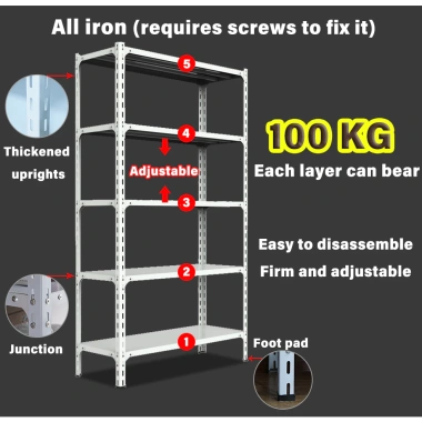 Kệ sắt đa năng ALOVE - Lưu trữ nhà bếp & phòng khách, chịu tải lớn, chống gỉ, giá 219.000₫