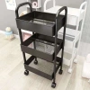 Kệ sắt đa năng cho đồ bỉm sữa và Xe Đẩy Spa lưới thép bánh xe 360 độ - Giá chỉ 84.000₫ 3