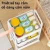 Kệ sắt đa năng cho đồ bỉm sữa và Xe Đẩy Spa lưới thép bánh xe 360 độ - Giá chỉ 84.000₫ 6