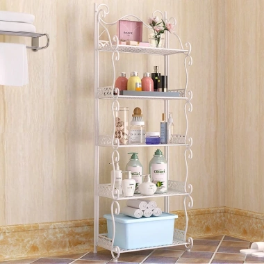 Kệ sắt đa tầng phòng tắm - Lưu trữ đa năng cho nhà bếp, phòng ngủ, giảm giá 21% 4