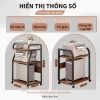 Kệ Sắt Gỗ Đa Năng 2-3 Tầng Lưu Trữ Văn Phòng, Đặt Máy In, Loa, Sách - Bánh Xe, Giá 269.000₫ 3