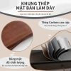 Kệ Sắt Gỗ Đa Năng 2-3 Tầng Lưu Trữ Văn Phòng, Đặt Máy In, Loa, Sách - Bánh Xe, Giá 269.000₫ 5