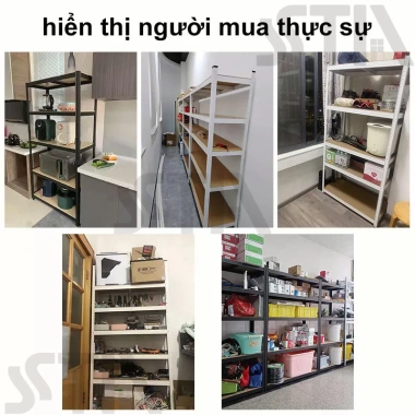 Kệ sắt gỗ đa năng BOENIN – Bền bỉ, giá phải chăng, chỉ 303.050 VND