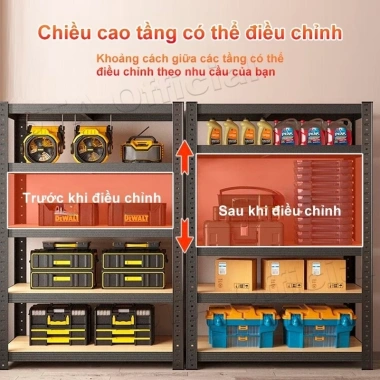 Kệ sắt gỗ đa năng BOENIN – Bền bỉ, giá phải chăng, chỉ 303.050 VND