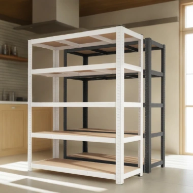 Kệ sắt & gỗ đa năng MIST - Giá đựng đồ bếp cao sàn, có thể điều chỉnh, chỉ 235.000₫