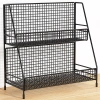 Kệ sắt nhiều lớp giá đựng đồ ăn vặt, gia vị cho bàn ăn, phòng khách - 132.798₫