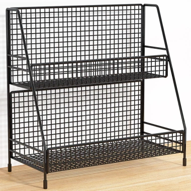 Kệ sắt nhiều lớp giá đựng đồ ăn vặt, gia vị cho bàn ăn, phòng khách - 132.798₫