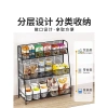 Kệ sắt nhiều lớp giá đựng đồ ăn vặt, gia vị cho bàn ăn, phòng khách - 132.798₫ 4