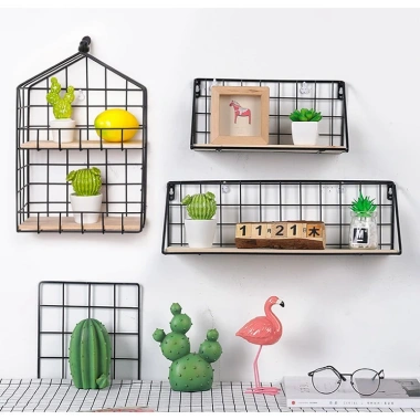 Kệ Sắt Treo Tường Đáy Gỗ - Decor Phòng, Giá Để Đồ 80k, Tiện Lợi, Sang Trọng 5 Kệ Sắt Treo Tường Đáy Gỗ - Decor Phòng, Giá Để Đồ 80k, Tiện Lợi, Sang Trọng 5