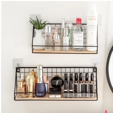 Kệ Sắt Treo Tường Đáy Gỗ - Decor Phòng, Giá Để Đồ 80k, Tiện Lợi, Sang Trọng 8 Kệ Sắt Treo Tường Đáy Gỗ - Decor Phòng, Giá Để Đồ 80k, Tiện Lợi, Sang Trọng 8