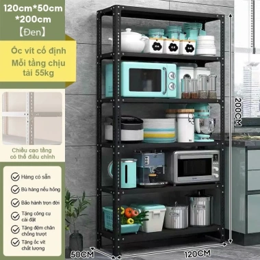 Kệ sắt V Lỗ 3-5 tầng, tải trọng 500kg - Lắp ráp cao cấp, giá ưu đãi 299k 10