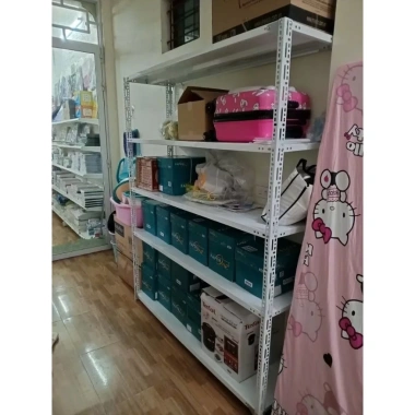 Kệ sắt v lỗ lắp ghép 1.5m x 40cm - 3,4,5 tầng, Giá ưu đãi 467.937₫ 5