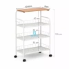 Kệ spa 3-4 tầng có bánh xe, mặt gỗ, khung thép sơn tĩnh điện – Tiện lợi cho bỉm sữa, giá chỉ 250.000 9