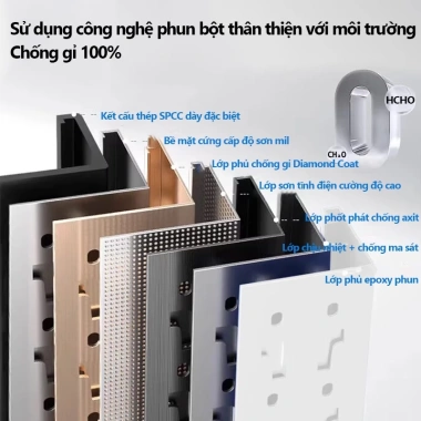 Kệ thép KING GLOBAL chịu lực cao, dày gia cố, lắp đặt dễ dàng, giá tốt 2.887.277 VND