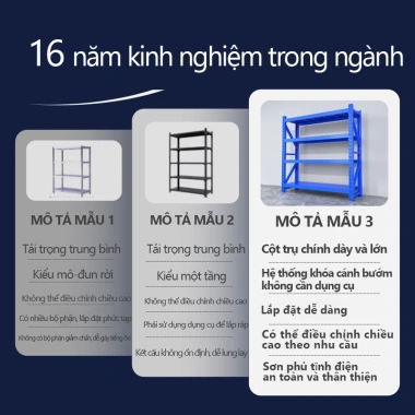 Kệ thép KING GLOBAL chịu lực cao, dày gia cố, lắp đặt dễ dàng, giá tốt 2.887.277 VND