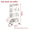 Kệ Tiện Lợi 4 Tầng BG-4.026 Xe Đẩy Spa YTC Đa Năng, Bánh Xe Không Khóa - Giá 125k 8