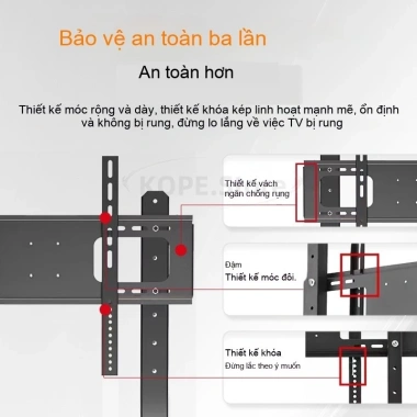 Kệ tivi tháo rời di động - Giá treo tivi 32-85 inch, giảm giá 649.000₫