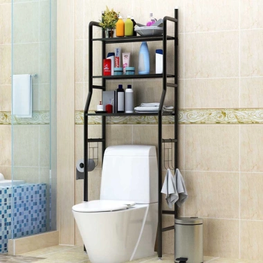 Kệ Toilet INOX 3 Tầng Nhập Khẩu Đa Năng Giá 210.000 VND Giảm Sốc Chống Gỉ Bền Bỉ