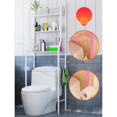 Kệ Toilet INOX 3 Tầng Nhập Khẩu Đa Năng Giá 210.000 VND Giảm Sốc Chống Gỉ Bền Bỉ