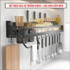 Kệ treo dao thớt inox MKS022 - kệ gia vị dán tường, cắm thìa muỗng - Giá 86.450₫