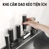 Kệ treo dao thớt inox MKS022 - kệ gia vị dán tường, cắm thìa muỗng - Giá 86.450₫ 6