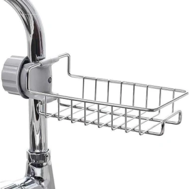 Kệ treo inox 304 đa năng – Đỡ vòi, đựng giẻ rửa bát, gọn gàng, tiện dụng, chỉ 24.900₫