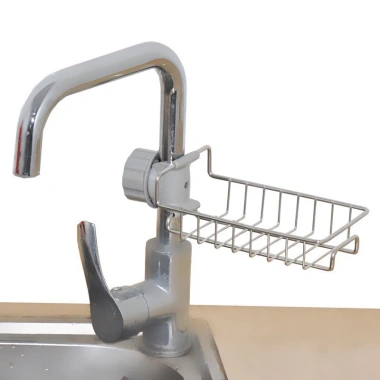 Kệ treo inox 304 đa năng – Đỡ vòi, đựng giẻ rửa bát, gọn gàng, tiện dụng, chỉ 24.900₫
