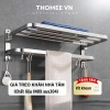 Kệ treo khăn nhà tắm inox 304 không gỉ - Đa năng tiện lợi tặng ốc vít - 129.000₫