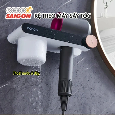 Kệ treo máy sấy tóc dán tường Dyson - Kệ nhà tắm Ecoco E2.208, tiết kiệm không gian, 49.000₫ 6