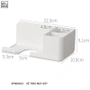 Kệ Treo Máy Sấy Tóc Dán Tường HYGGE – Ống Cắm Lược, Giá Nhựa Gài, Không Cần Khoan, 115.000đ 7