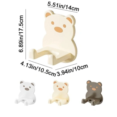 Kệ treo máy sấy tóc hình gấu ABS - Dán tường gọn gàng, đáng yêu, giảm còn 24.000 VND 9 Kệ treo máy sấy tóc hình gấu ABS - Dán tường gọn gàng, đáng yêu, giảm còn 24.000 VND 9