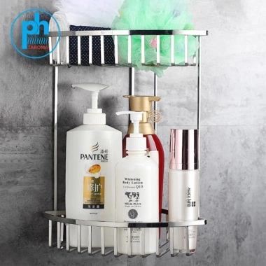 Kệ treo nhà tắm inox SUS 304 cao cấp - Kệ thẳng và góc, chịu nước, giá chỉ 199.000đ