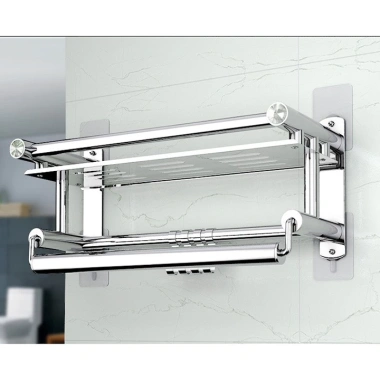 Kệ treo nhà tắm inox SUS304 chịu lực, dính tường, kèm bộ vít nở – Giá chỉ 172.000₫