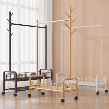 Kệ Treo Quần Áo cho Gia Đình, Sinh Viên - Decor Phòng Ngủ, Ngăn Đồ, Giá 169k