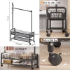 Kệ Treo Quần Áo cho Gia Đình, Sinh Viên - Decor Phòng Ngủ, Ngăn Đồ, Giá 169k 2