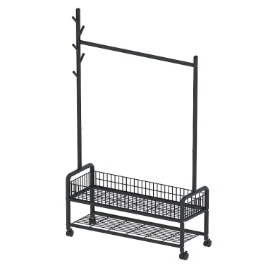 Kệ Treo Quần Áo cho Gia Đình, Sinh Viên - Decor Phòng Ngủ, Ngăn Đồ, Giá 169k