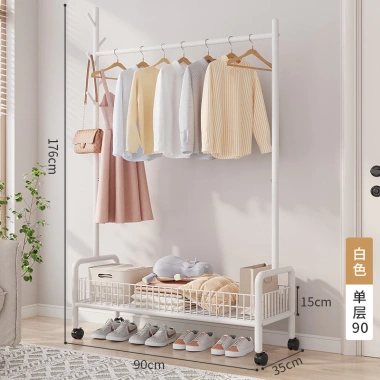 Kệ Treo Quần Áo cho Gia Đình, Sinh Viên - Decor Phòng Ngủ, Ngăn Đồ, Giá 169k