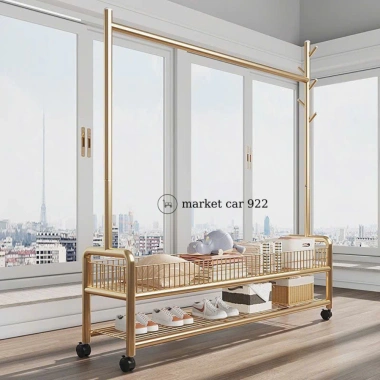 Kệ treo quần áo chữ U khung treo giày 1 tầng thép cacbon chắc chắn tiện lợi 270k