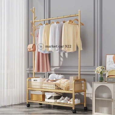 Kệ treo quần áo chữ U khung treo giày 1 tầng thép cacbon chắc chắn tiện lợi 270k