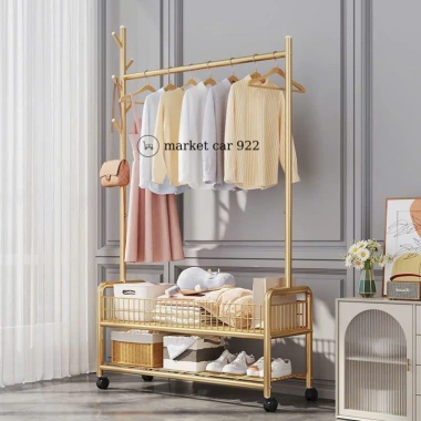 Kệ treo quần áo chữ U khung treo giày 1 tầng thép cacbon chắc chắn tiện lợi 270k