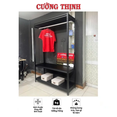 Kệ treo quần áo CườngThịnh thép sơn tĩnh điện, mâm sắt, chịu lực cao hiện đại 1.08tr 3