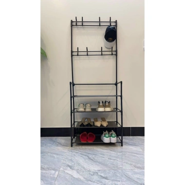 Kệ treo quần áo đa năng kết hợp giá để giày dép tiện lợi, chỉ 99.000₫ giảm giá 9