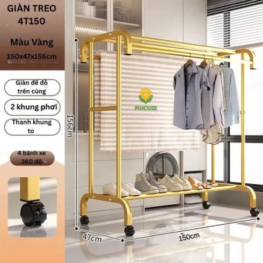 Kệ Treo Quần Áo Đa Năng Tiết Kiệm Không Gian - Giá Ưu Đãi 149k (HCM+HN) 7 Kệ Treo Quần Áo Đa Năng Tiết Kiệm Không Gian - Giá Ưu Đãi 149k (HCM+HN) 7